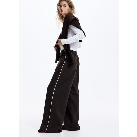 Women's Brown Wide-Leg Pants - Picture 5 of 8